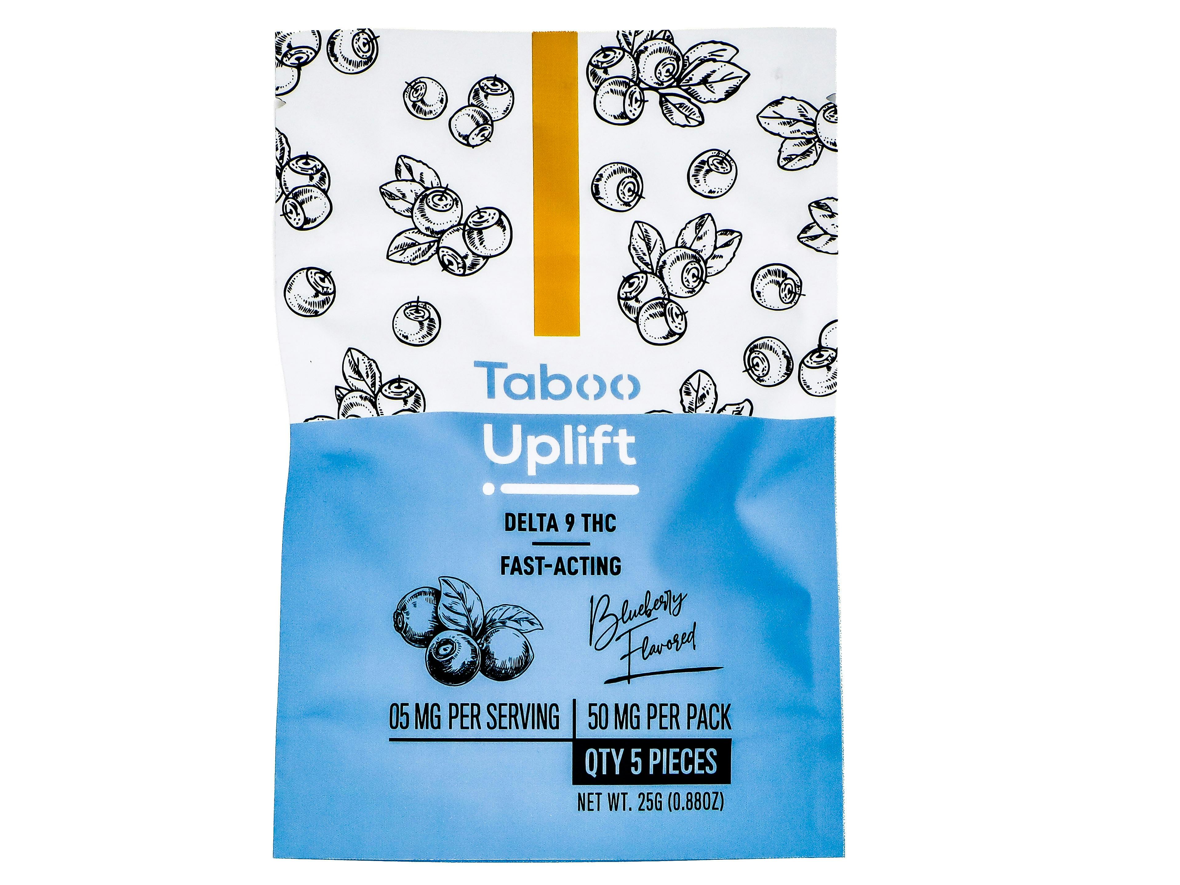 NBH Blueberry Uplift Gummies 50mg THC