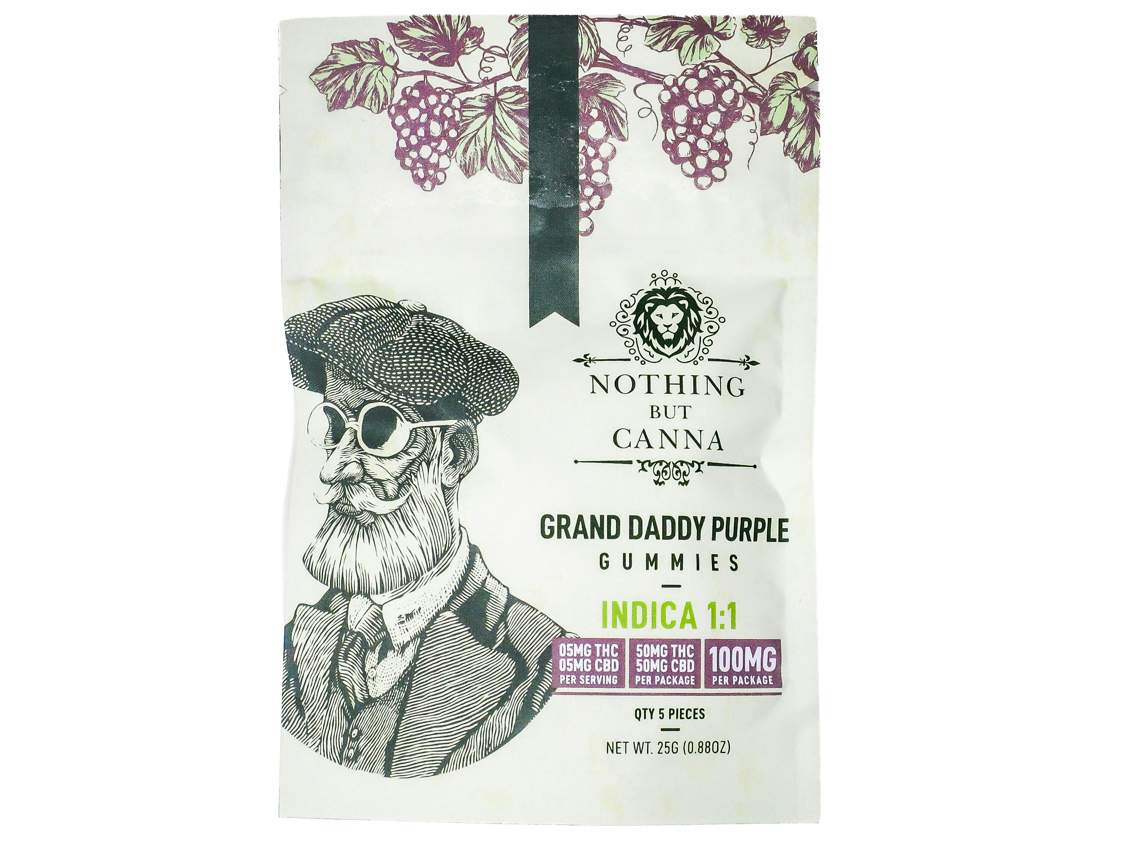 NBH Grand Daddy Purple Gummies 50mg THC