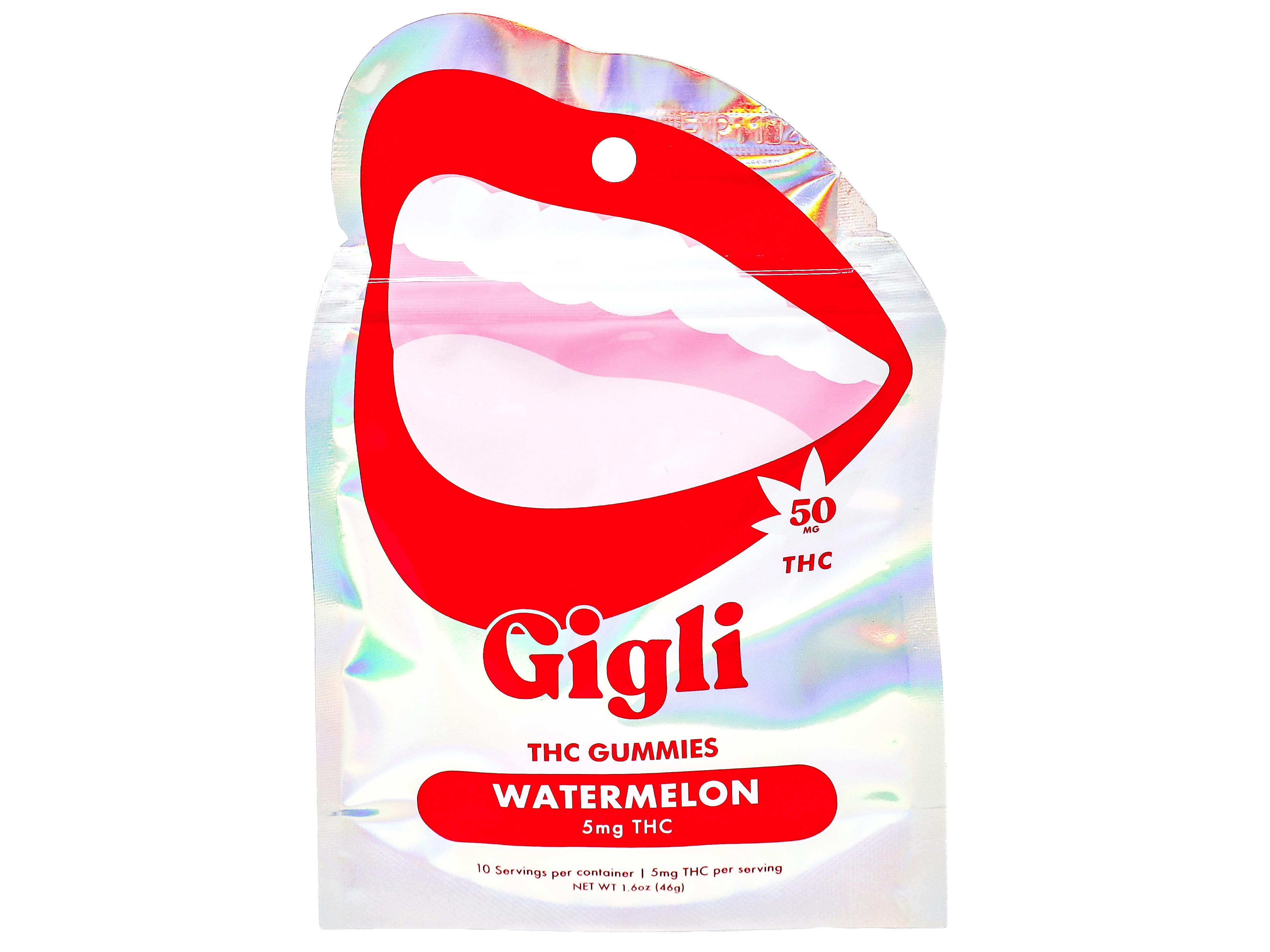 GGL Watermelon Gummies 50mg THC GGL2