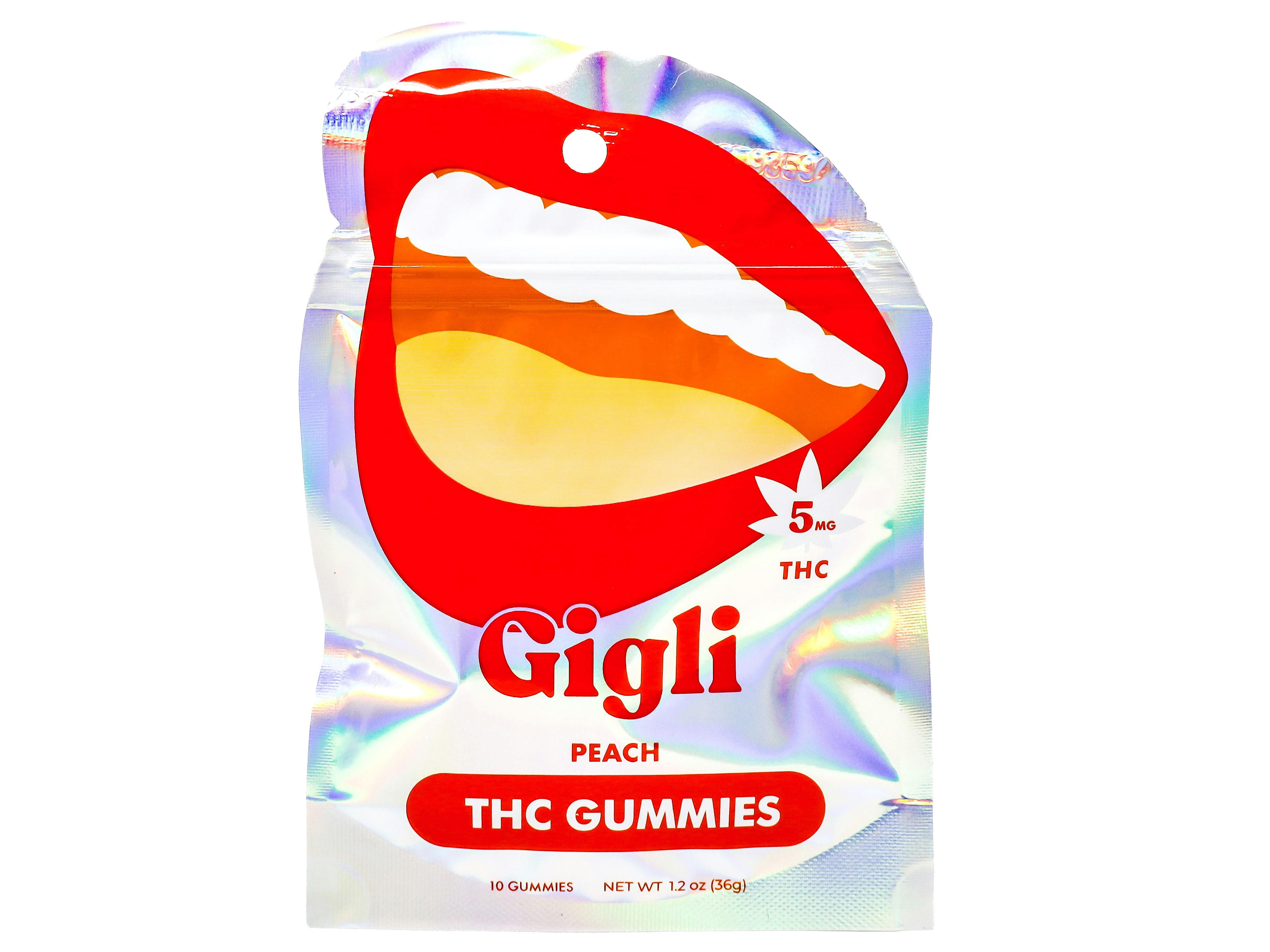 GGL Peach Gummies 50mg THC GGL4