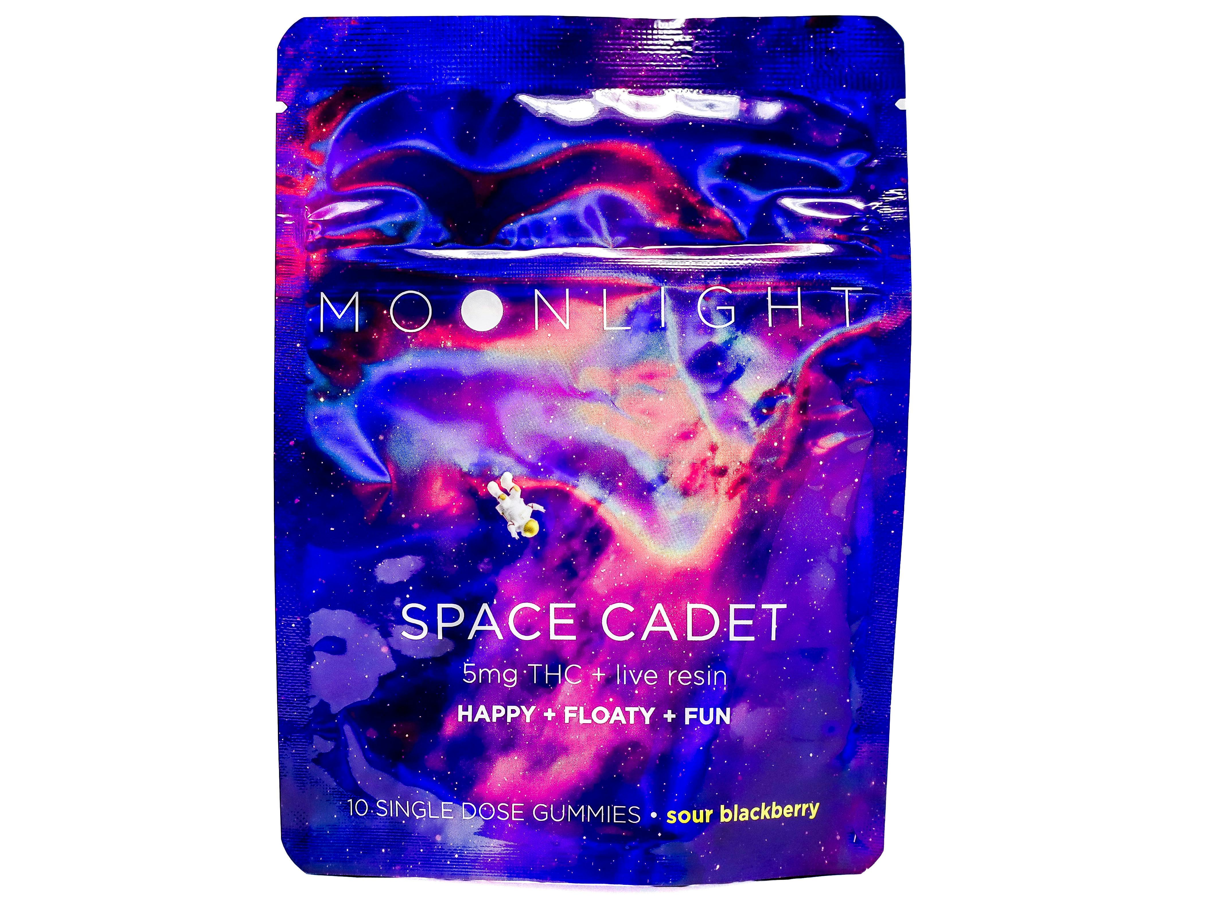 MLC Sour Blackberry Space Cadet Live Resin Gummy 50mg THC 7930217528