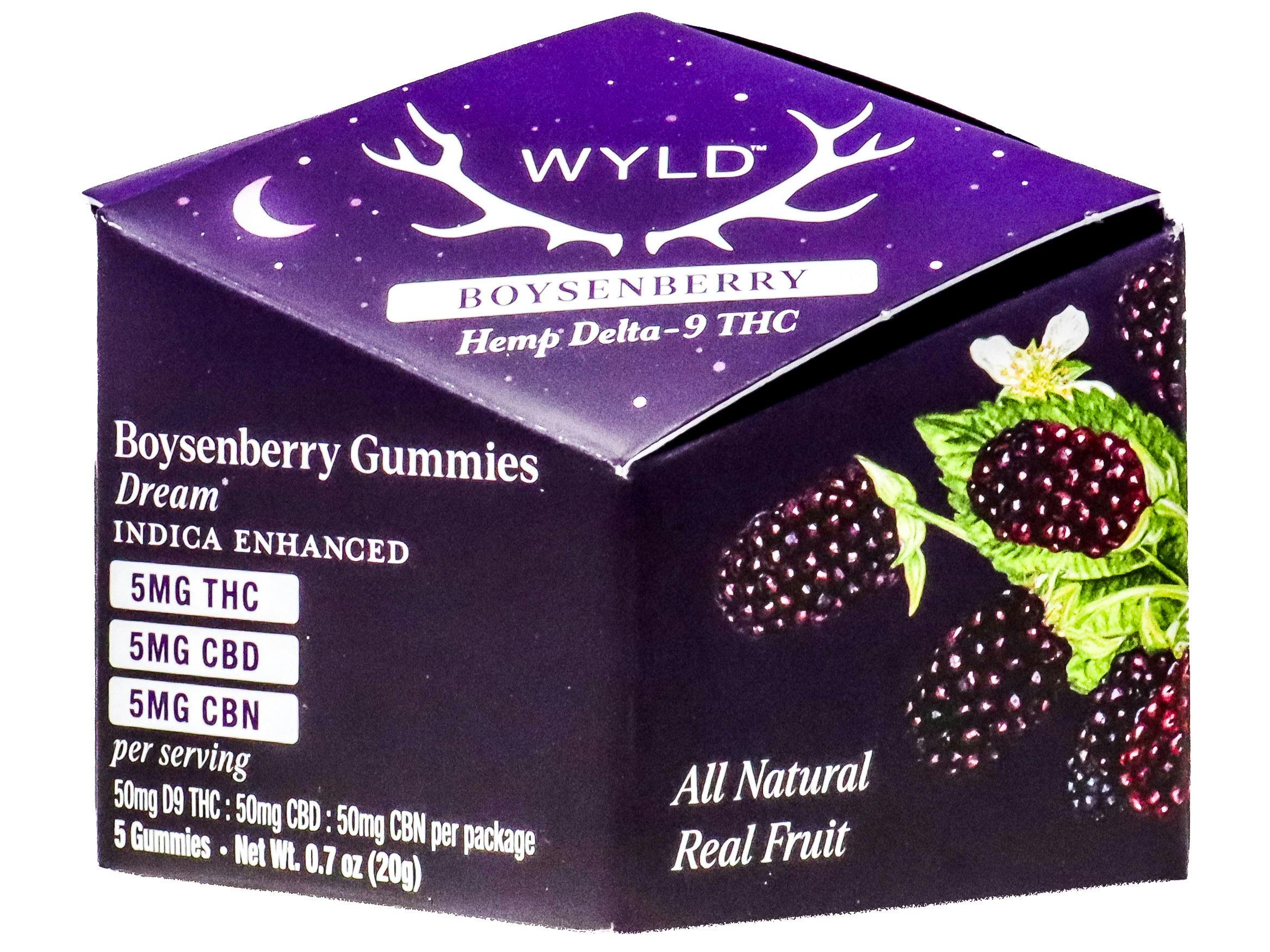 WLD Boysenberry 1:1:1 THC:CBD:CBN Indica Gummy 50mg THC 1752316017