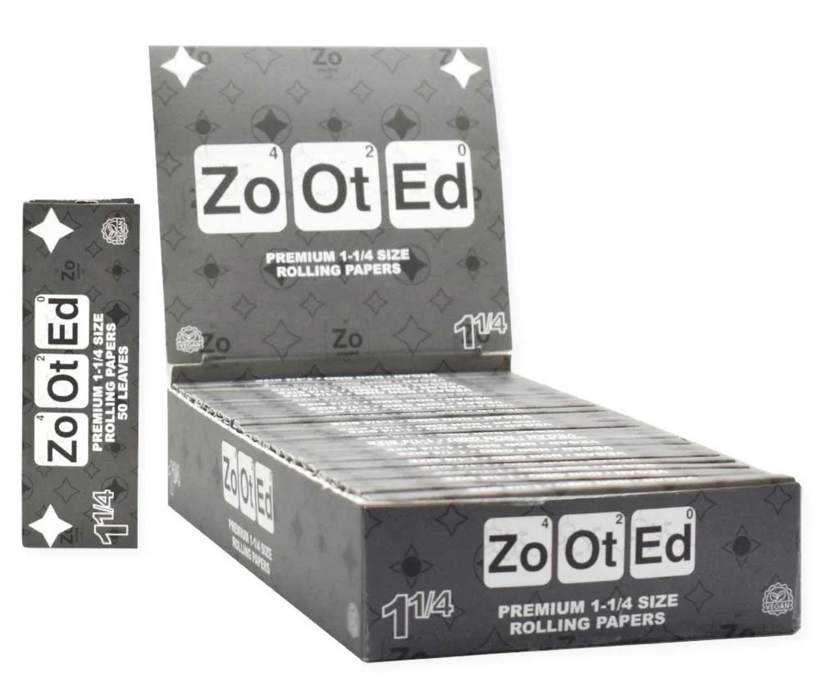 Zooted 1-1/4 Size Rolling Papers at Smiley Exotics