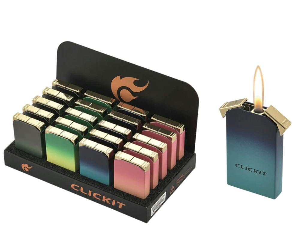 Clickit Torch & Flame 2-in-1 Lighter
