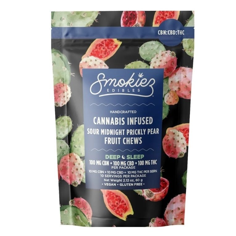 Sour Midnight Prickly: Pear - : Fruit Chews, 10