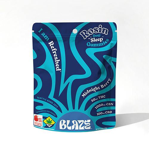 Blue Raspberry 2:2:1 CBN:CBD:THC- 10x 300mg- Blaze