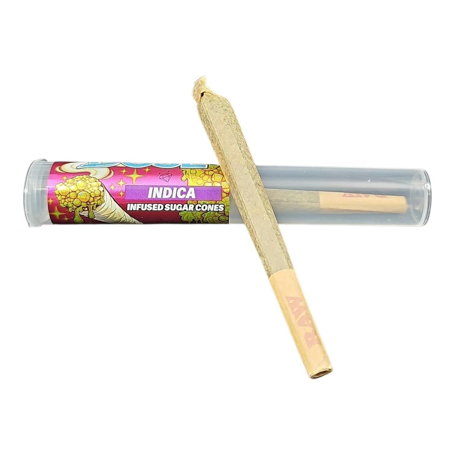 Flora D'Explora Sugar Cone Infused Joint- 1g- Dose Oil