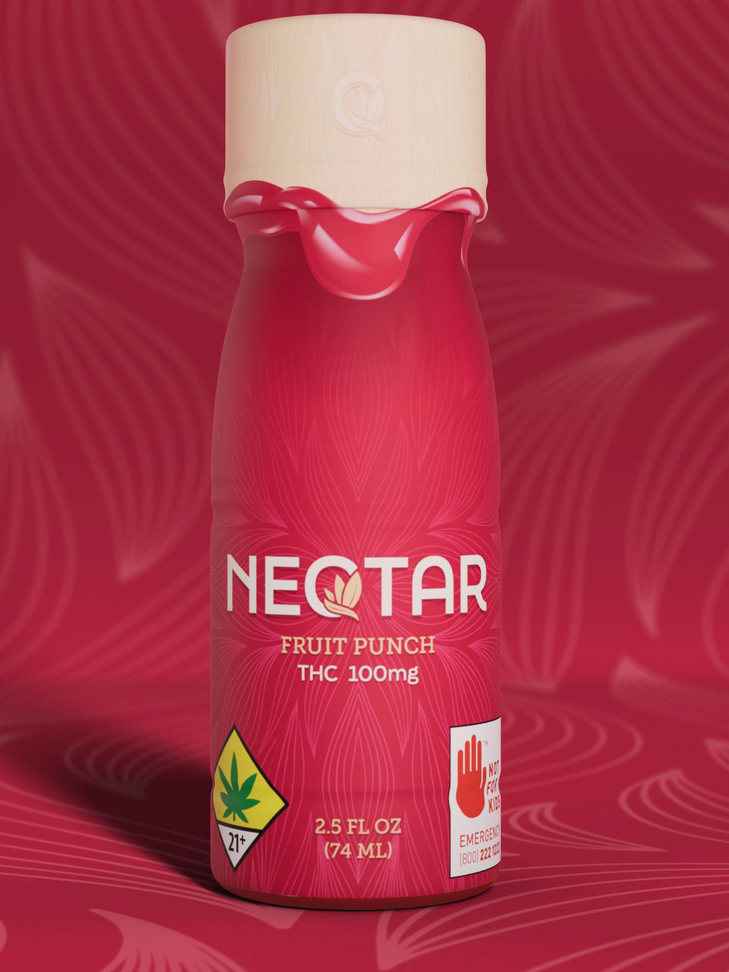 Fruit Punch Shot- 2ozx 100mg- Neqtar
