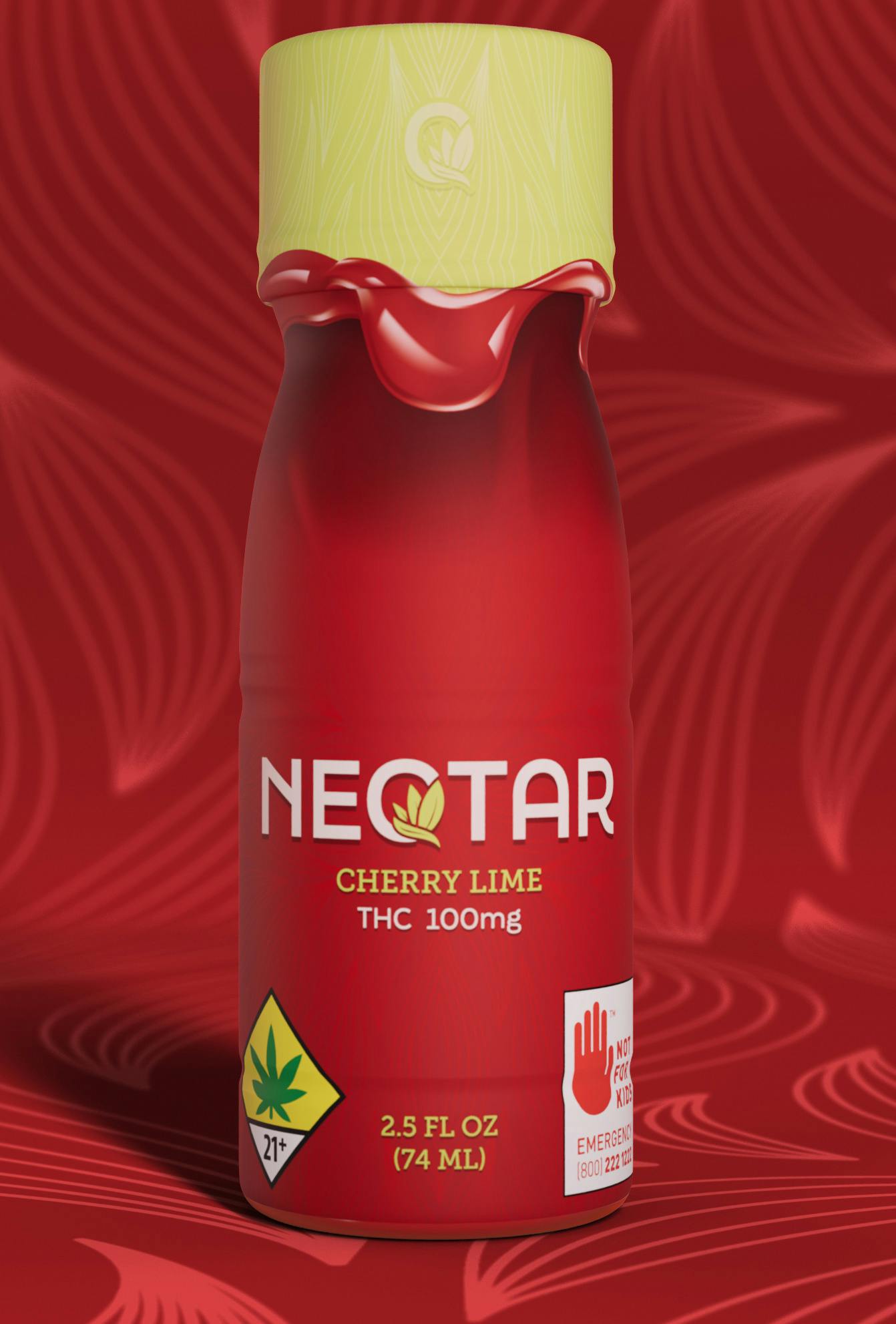 Cherry Lime Shot- 2ozx 100mg- Neqtar