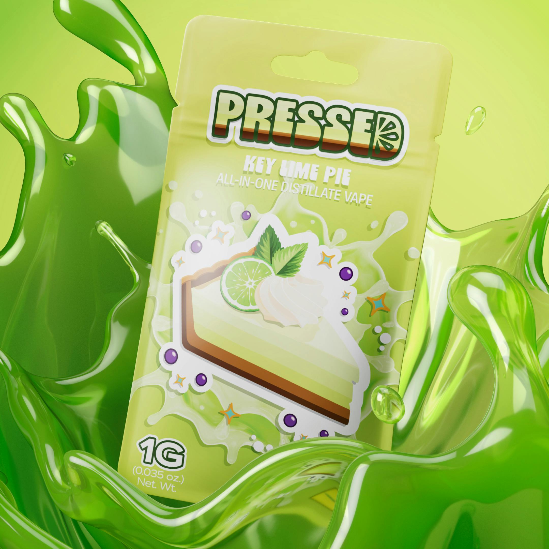 Key Lime Pie Disposable- 1g- Pressed