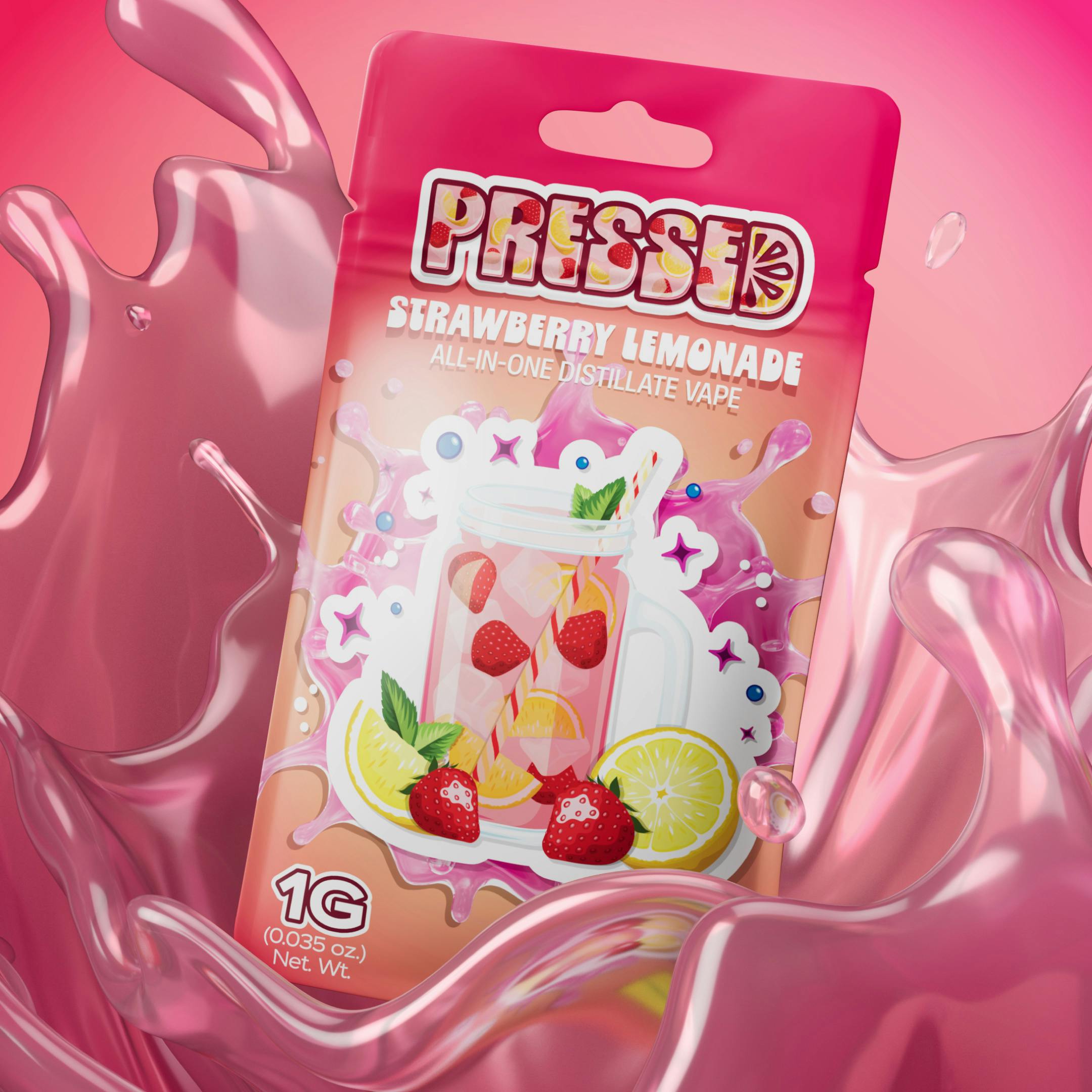 Strawberry Lemonade Disposable- 1g- Pressed