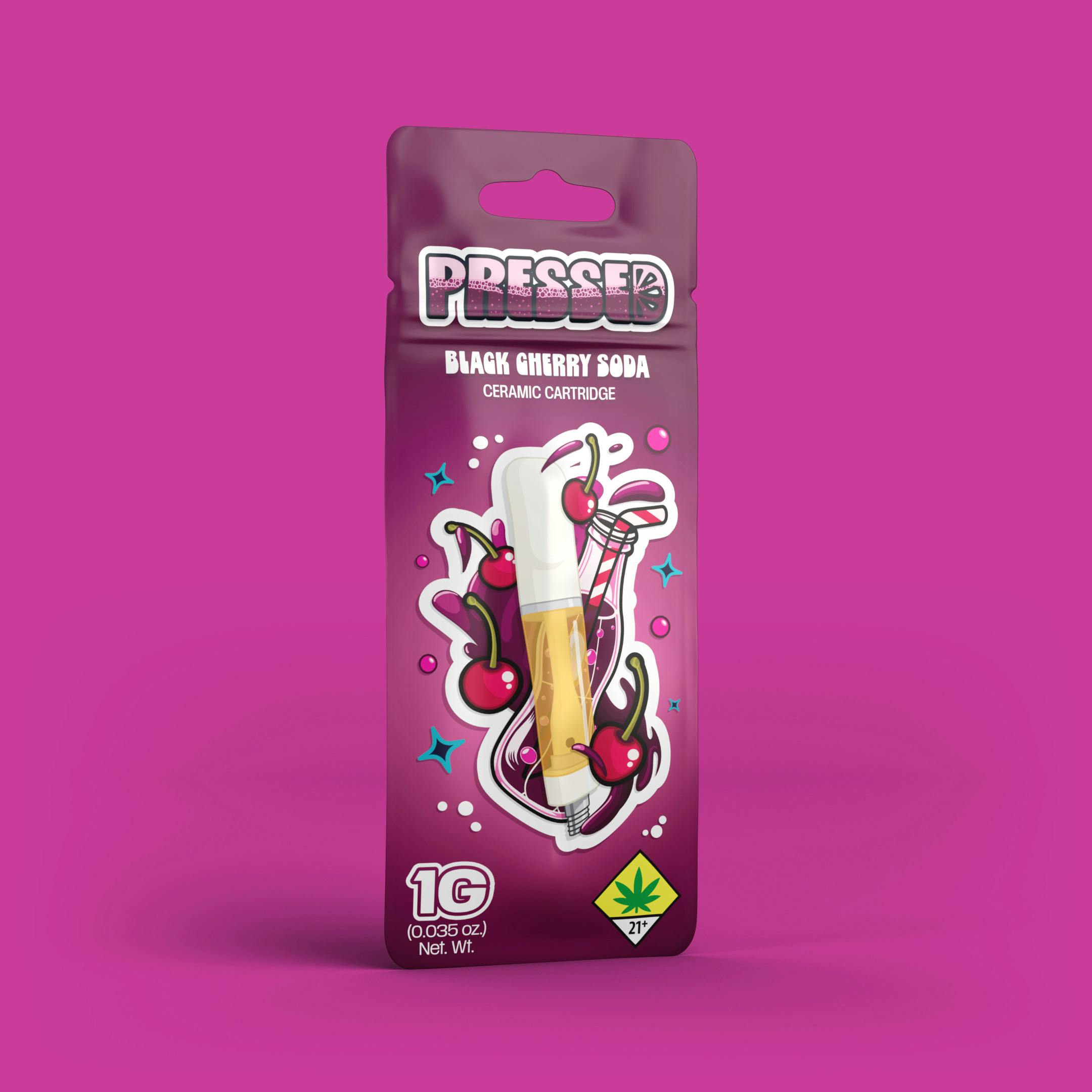 Black Cherry Soda Cartridge- 1g- Pressed