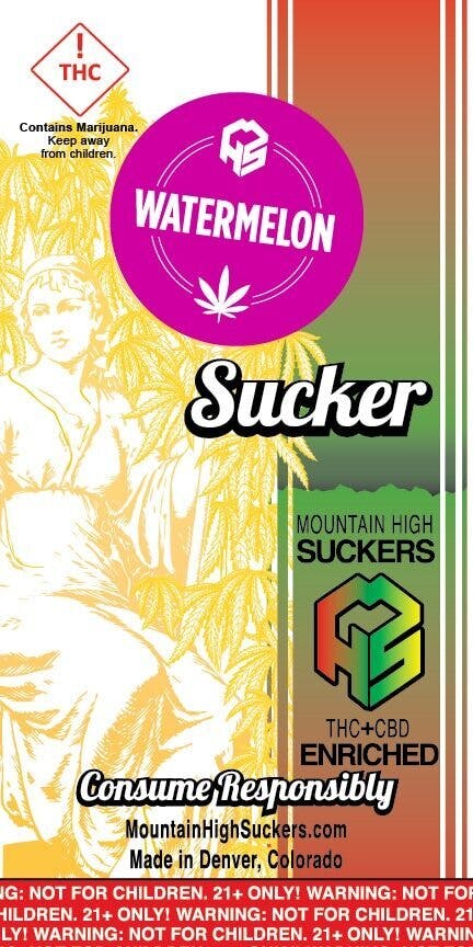 Mtn High Suckers - Watermelon Suckers