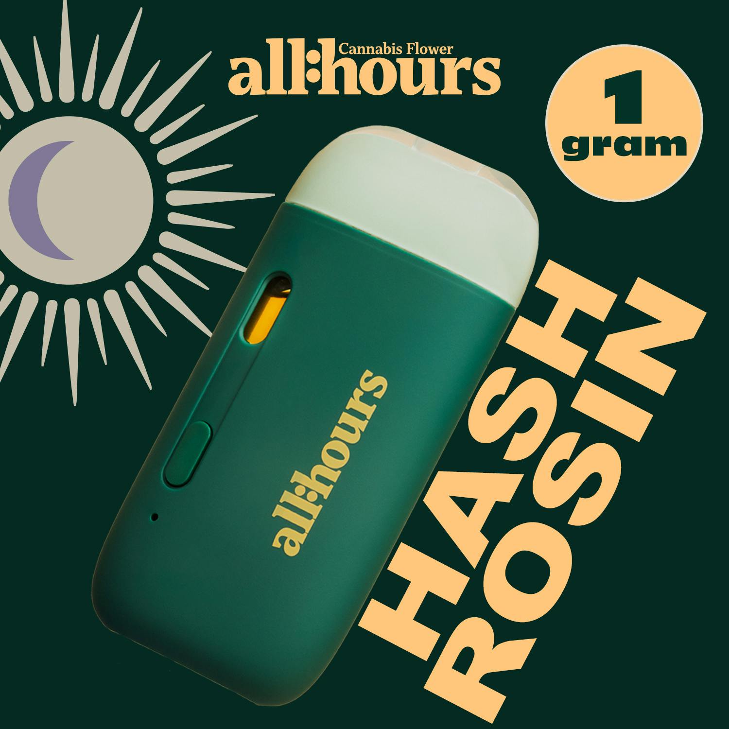 all:hours - Mixed Berry Blast (I) Live Rosin Voca Pro Disposable Vape (1g) C0040001998