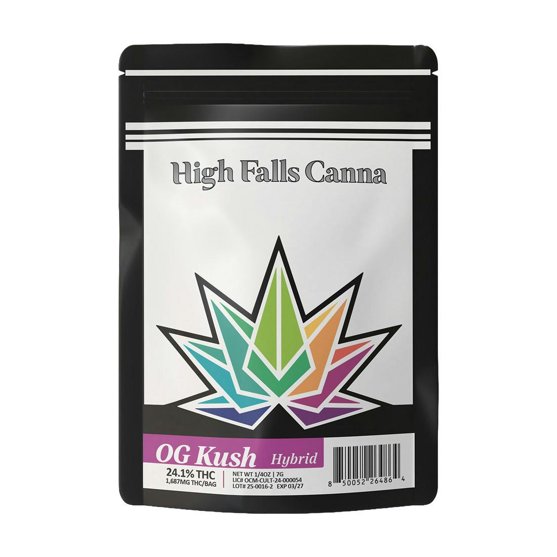 HIGH FALLS CANNA | OG KUSH | 7G SMALLS Flower