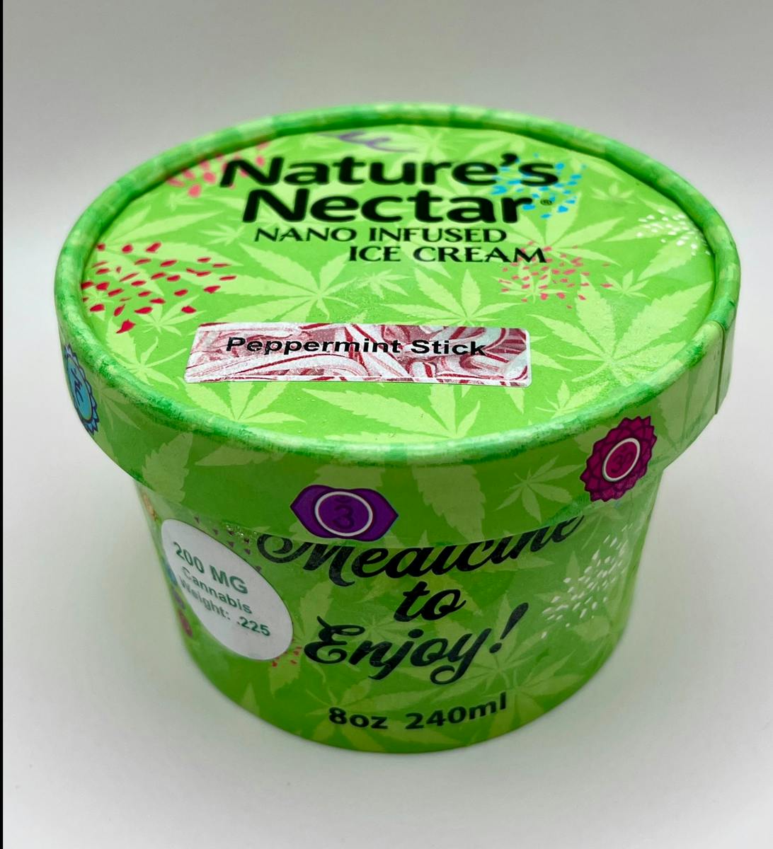 Nano Infused Peppermint Ice Cream - Nature's Nectar