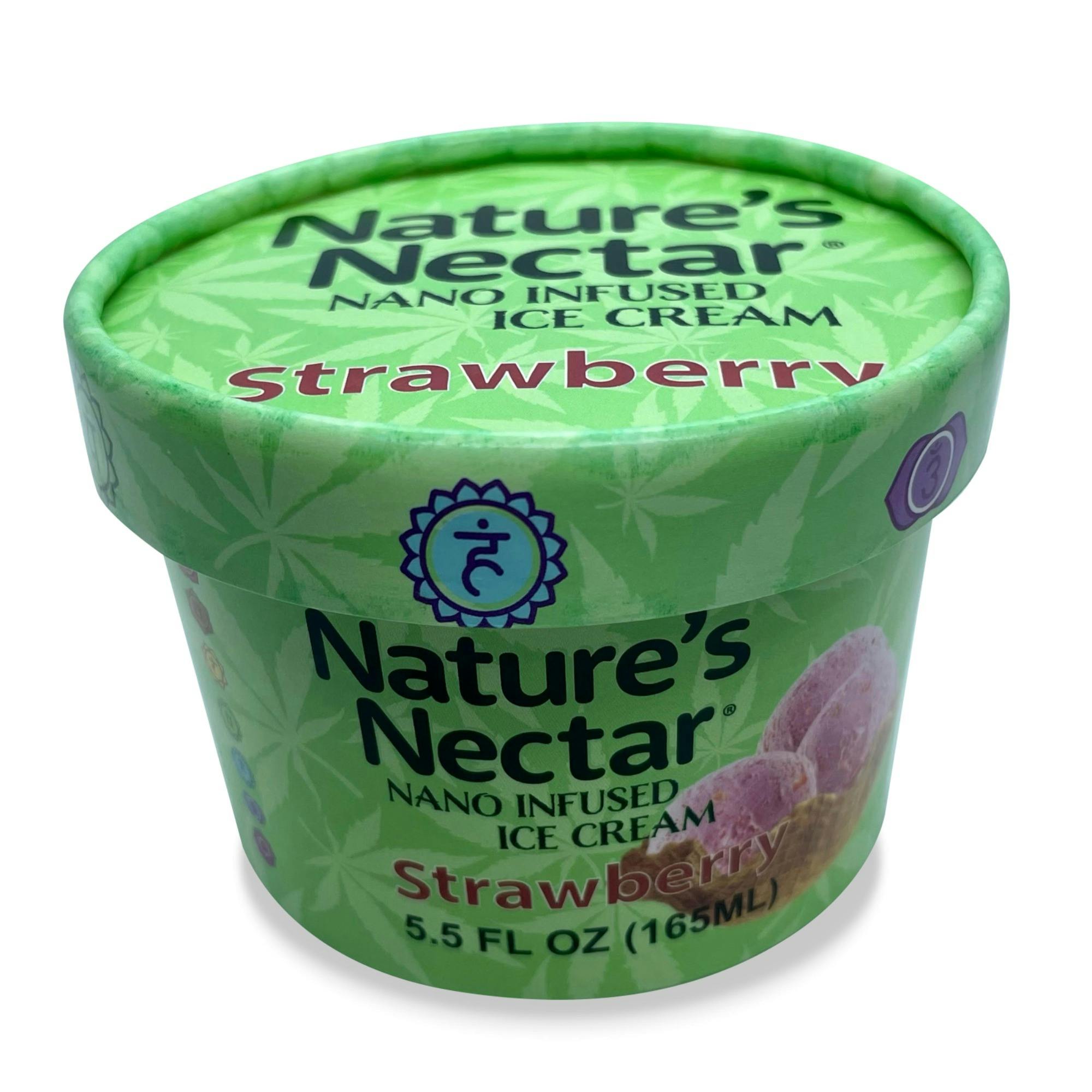 Nano Infused Strawberry Ice Cream - Nature's Nectar