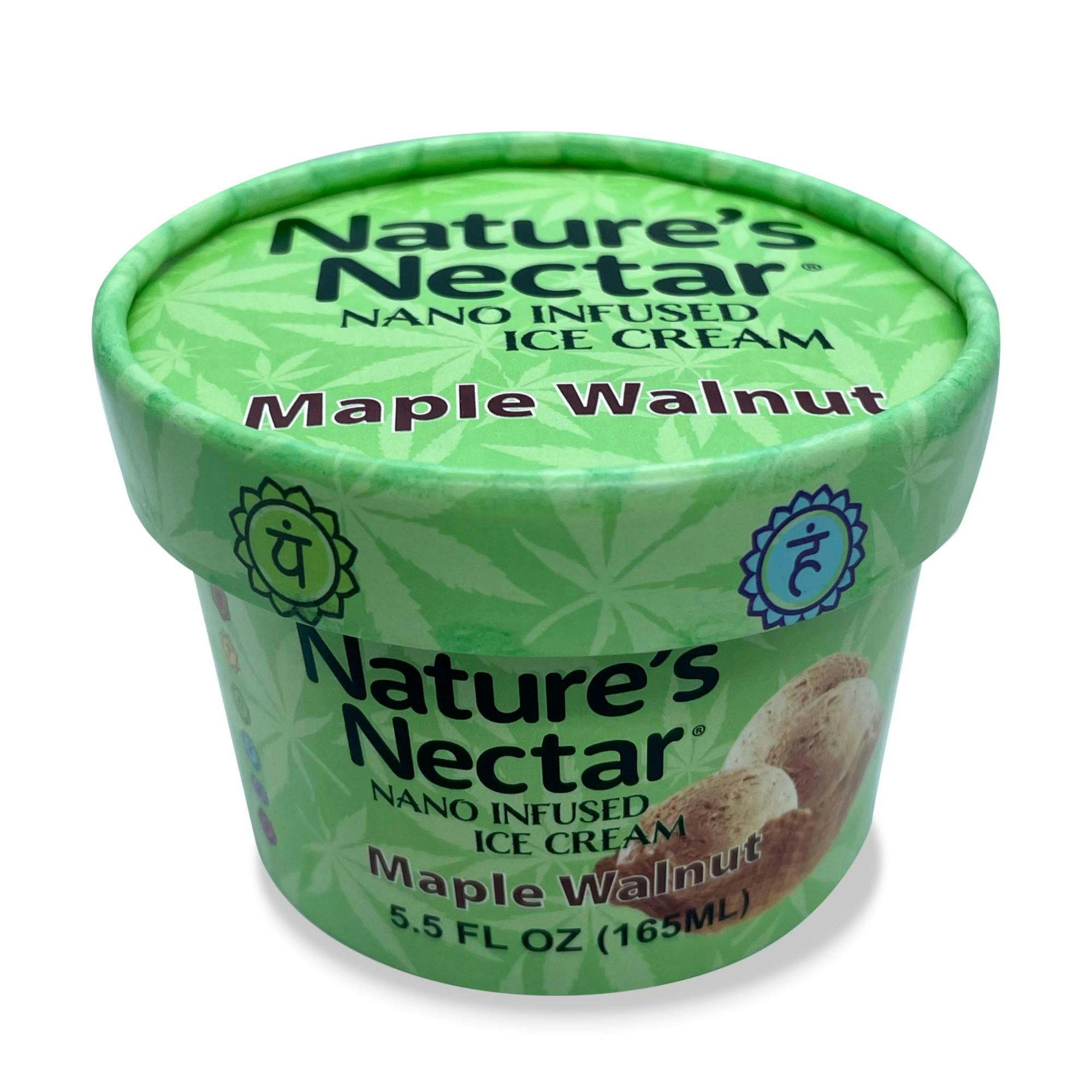 Nano Infused Maple Walnut Ice Cream - Nature's Nectar