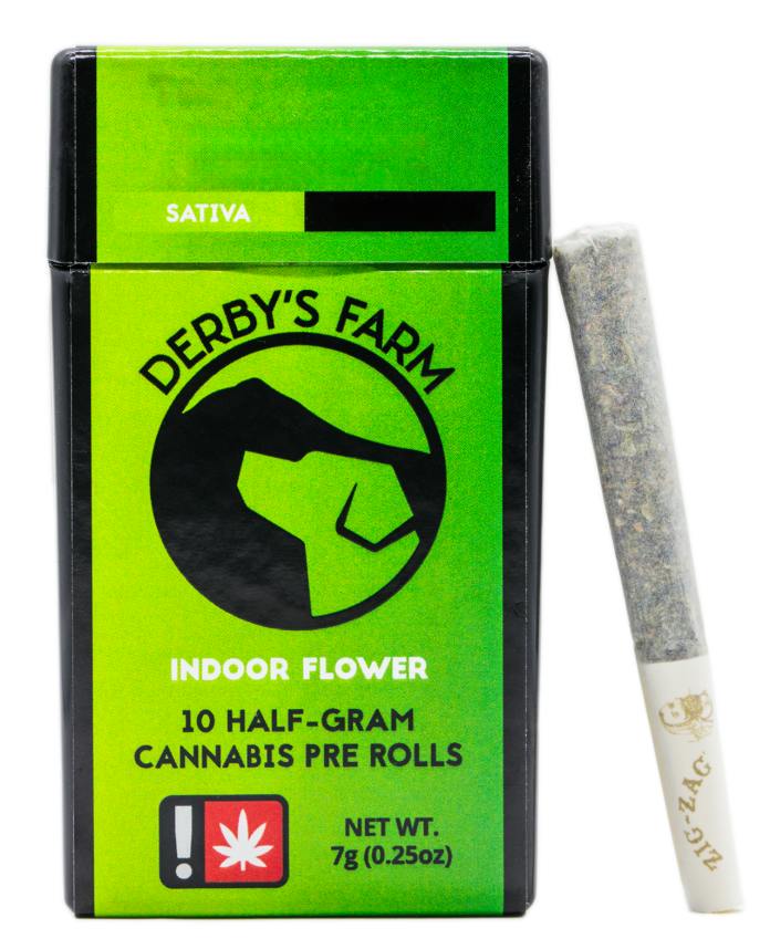 Derby's Farm White Lavender 10pk Pre-Roll 0.5g