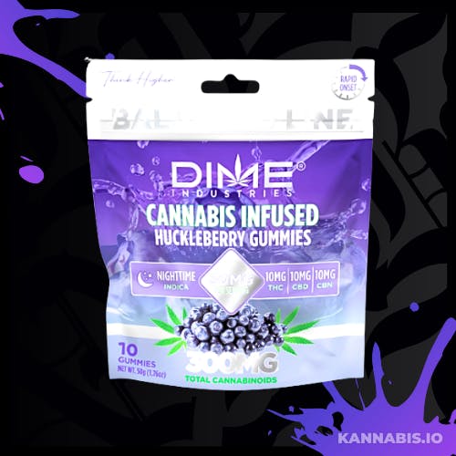 Dime - Huckleberry CBN Gummies 10ct 300mg