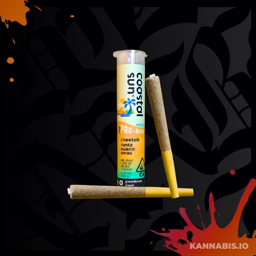 Cheetah Runtz Infused Greenhouse 0.75g Pre-Roll 2pk 1.5g