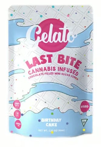 Gelato Birthday Cake Last Bite Cones