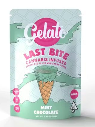 Gelato: Mint Last Bite Cones