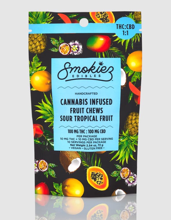 Smokiez Sour Tropical — 1:1THC