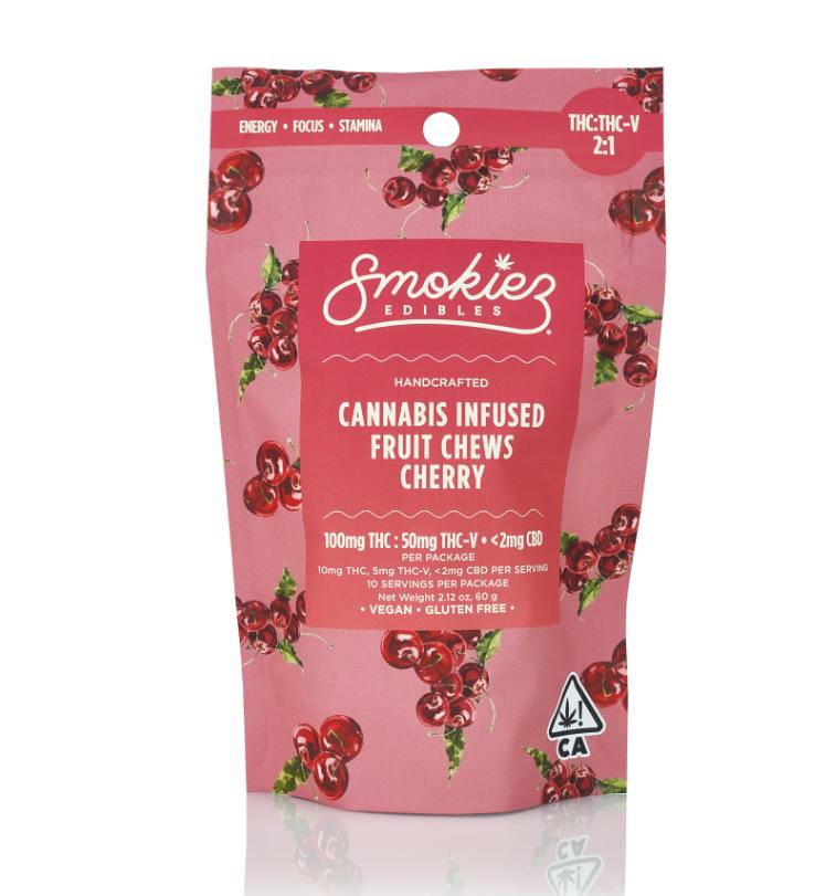 Sweet Cherry Gummies 2:1 THC:THCV | 100mg | 10ct | 10mg/ea