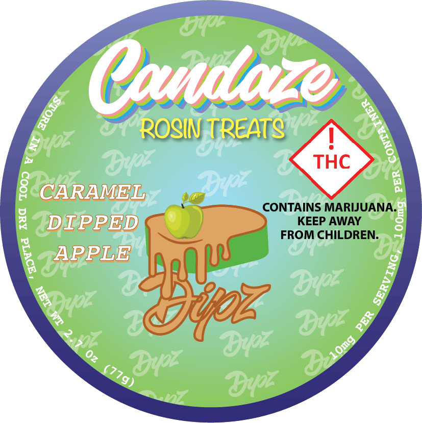 Candaze - Caramel Apple - Dipped Rosin Gummies - 100mg