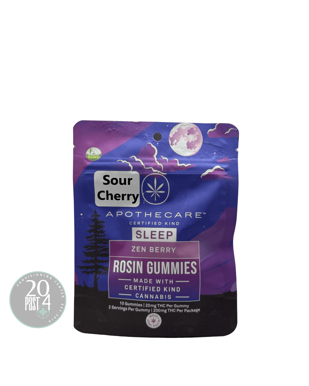 APOTHECARE | ZEN CHERRY | ROSIN GUMMIES | 200MG