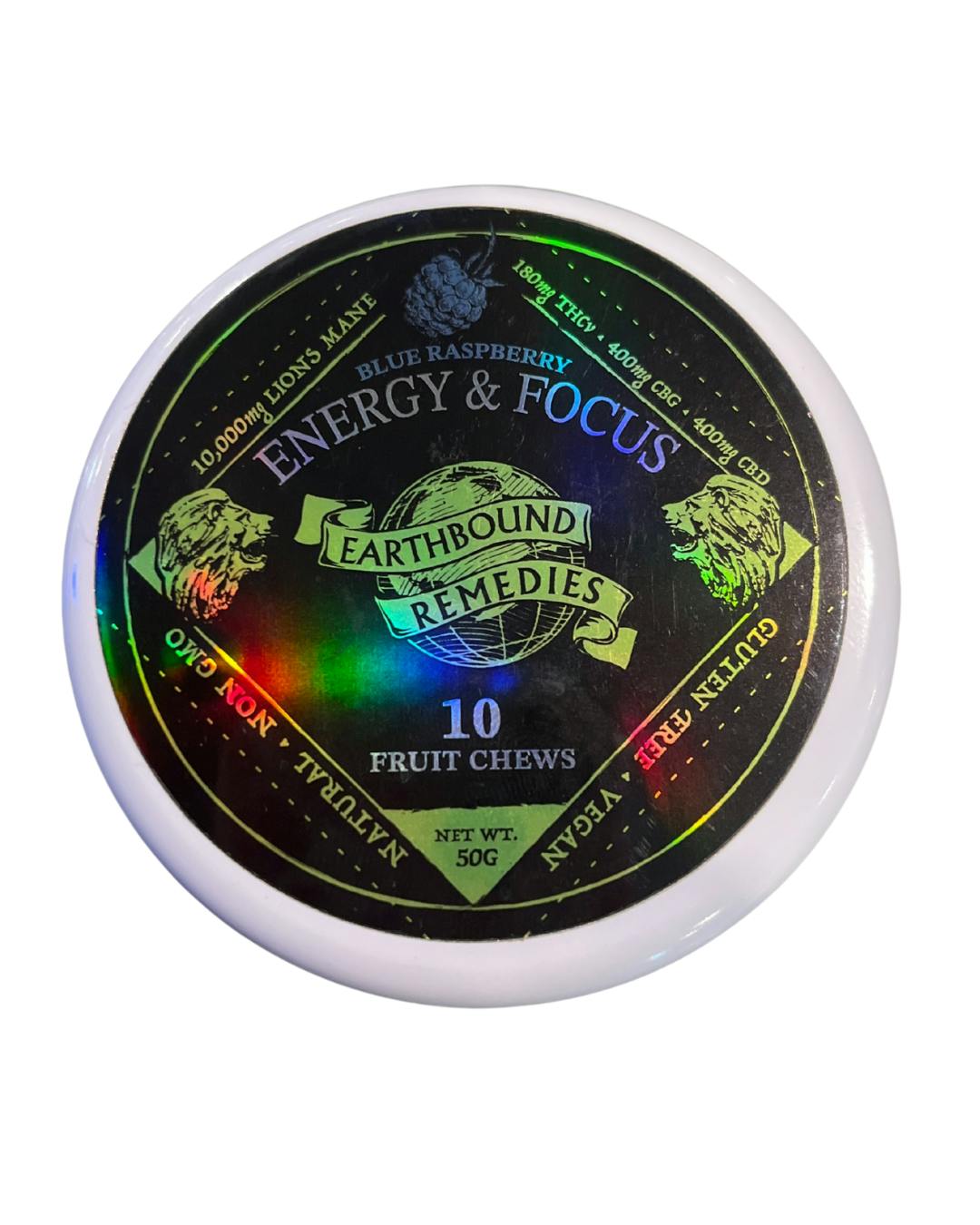 CBD | EBR | Fruit Chews | Energy & Focus | Lion's Mane |THCv,CBD,CBG
