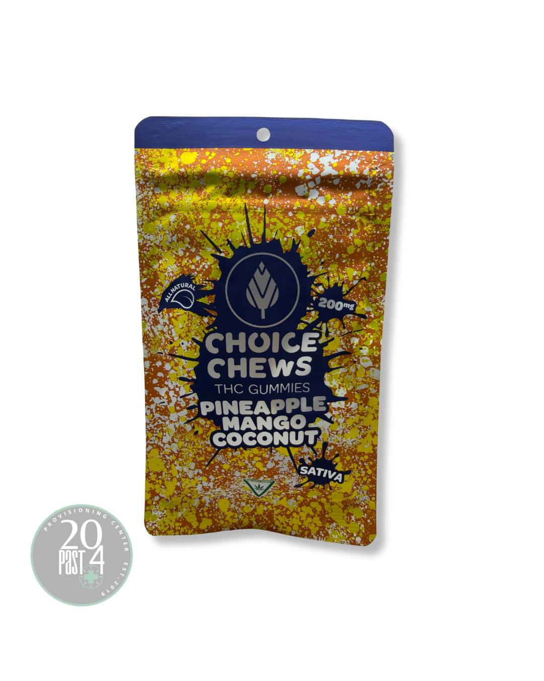 Pineapple Mango Coconut 200mg Gummies