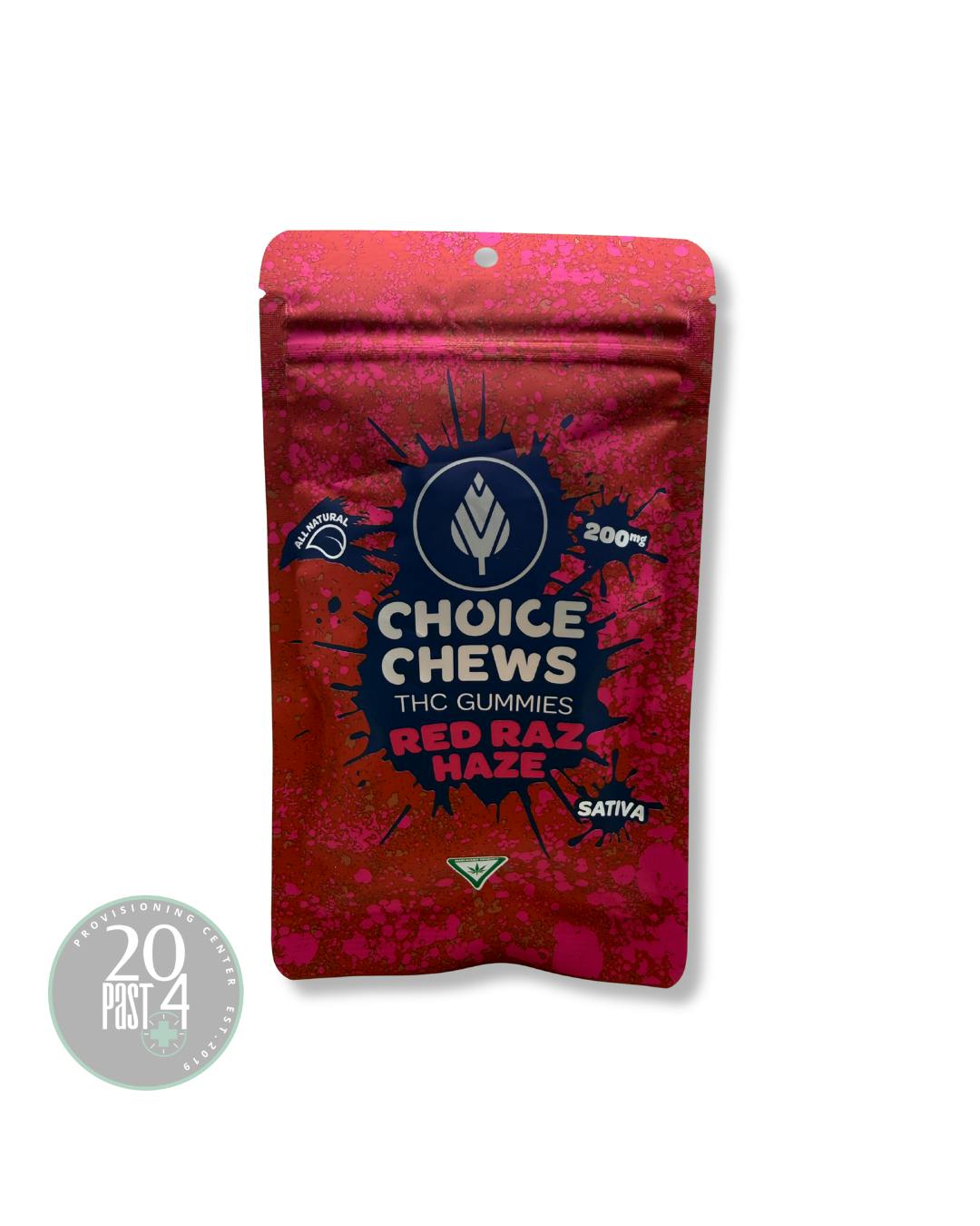 CHOICE LABS | RED RAZ HAZE | GUMMIES | 200MG