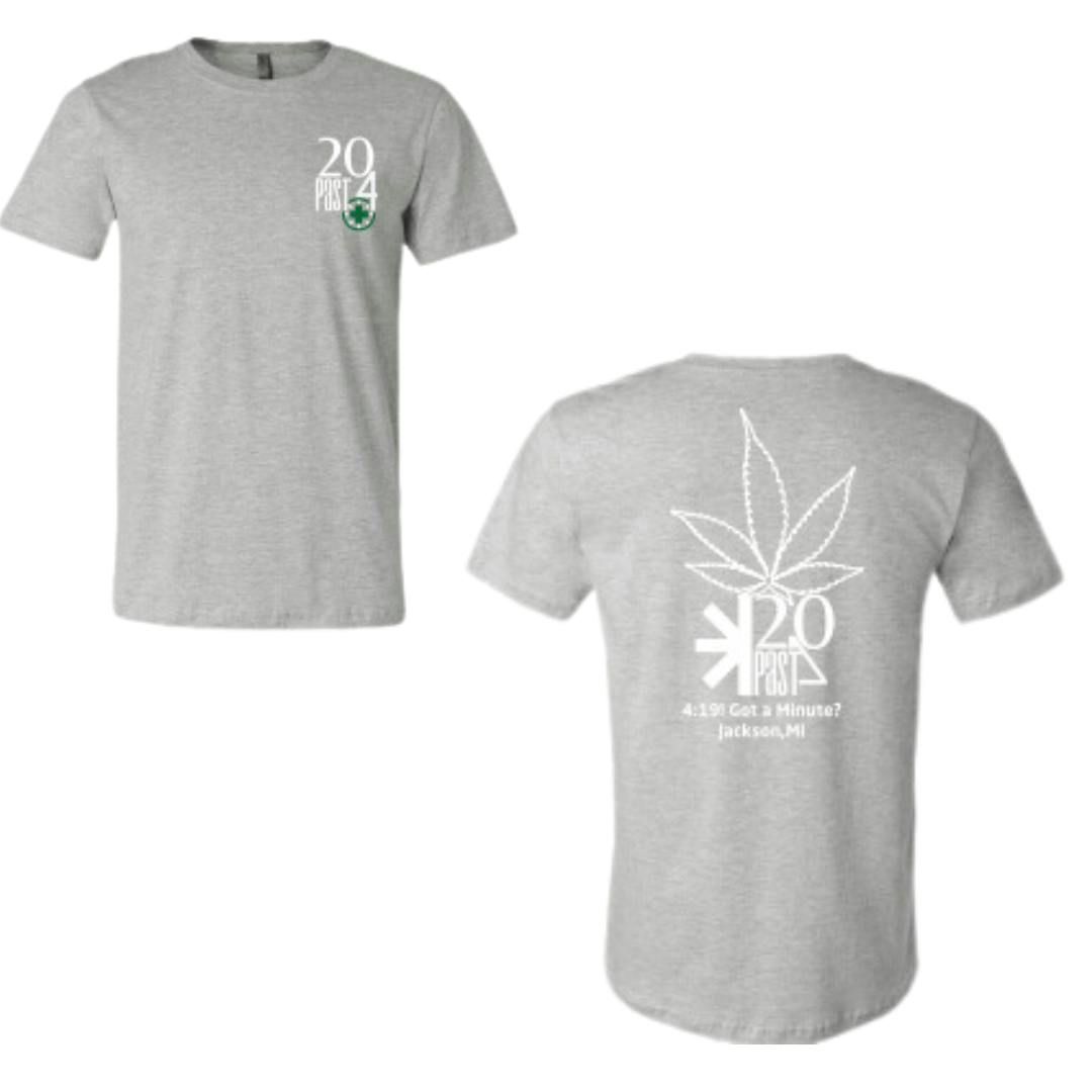 20 PAST 4 | UNISEX V-NECK TEE | GREY