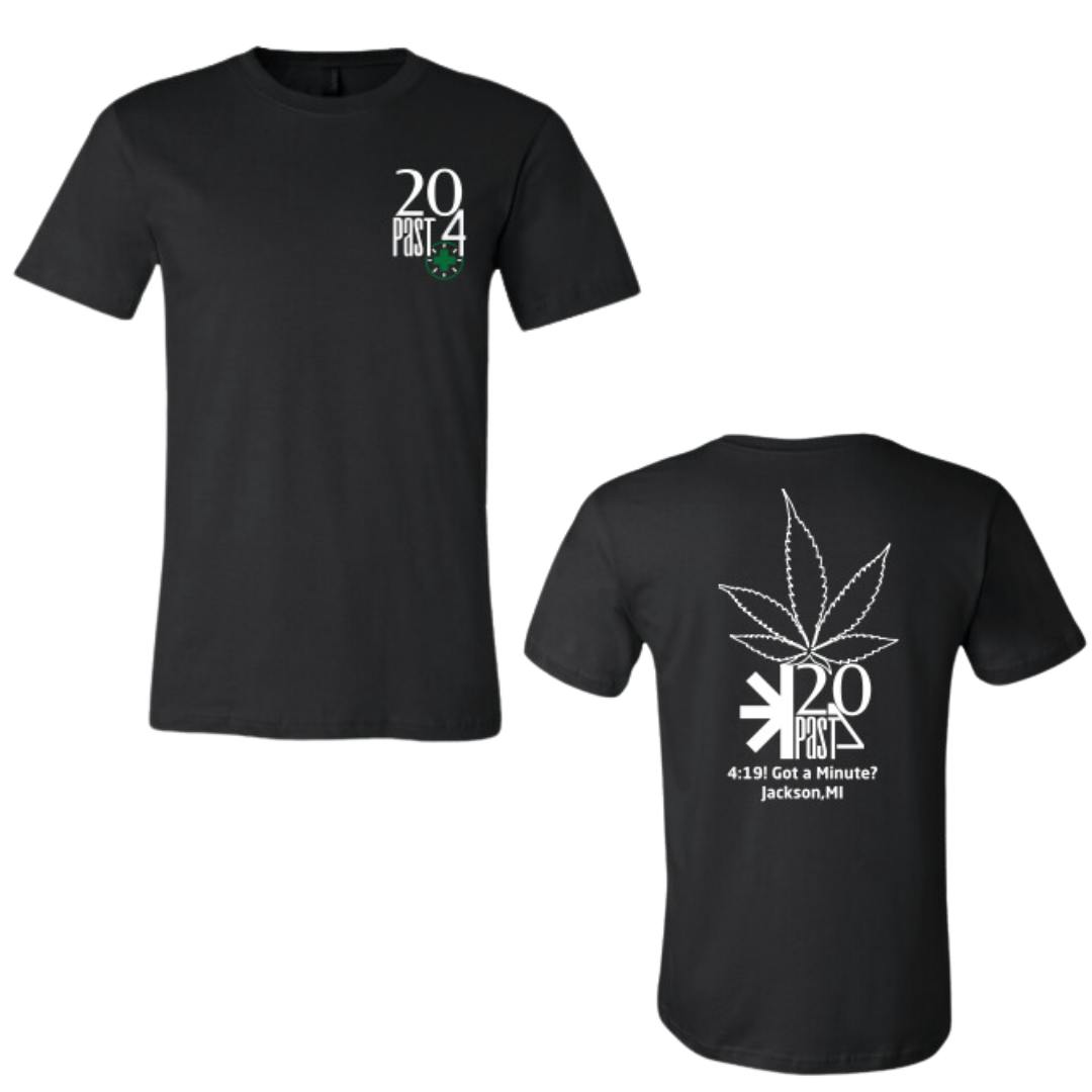 20 PAST 4 | UNISEX V-NECK TEE | BLACK