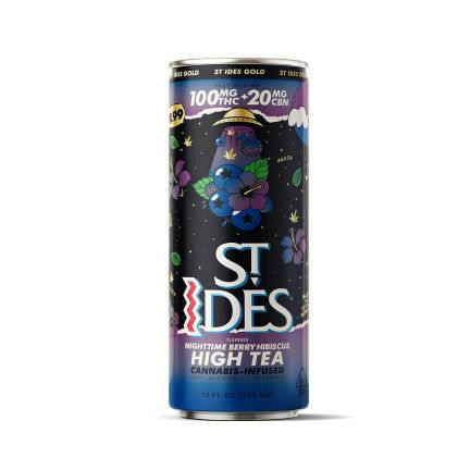 Nighttime Berry Hibiscus High Tea 5:1 | Non-Carbon | 100mg THC | 12 fl oz