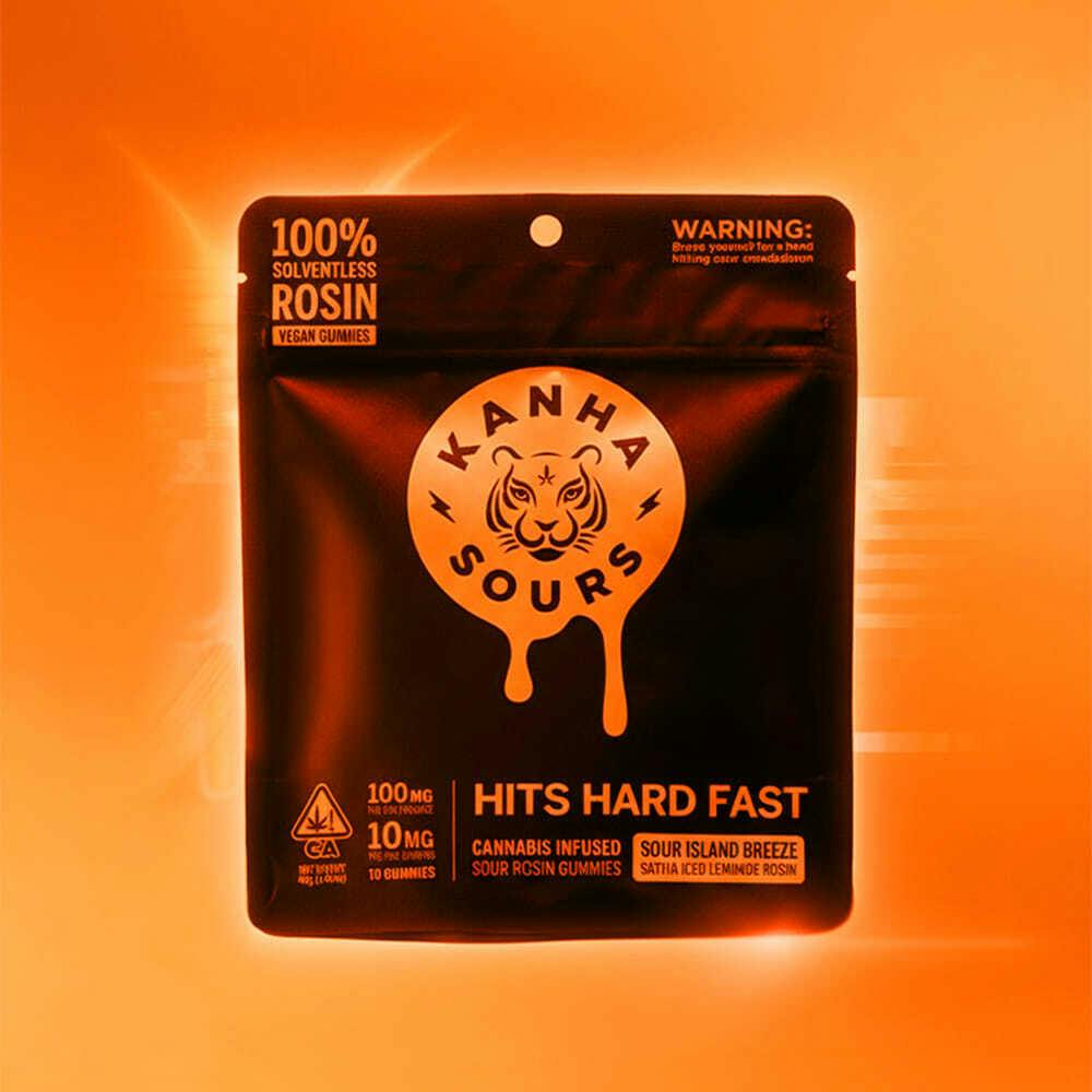 KANHA - Sour Island Breeze: Sour Island Breeze Rosin Nano Gummies 100MG