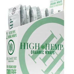 High Hemp Organic Wraps Original 2pk