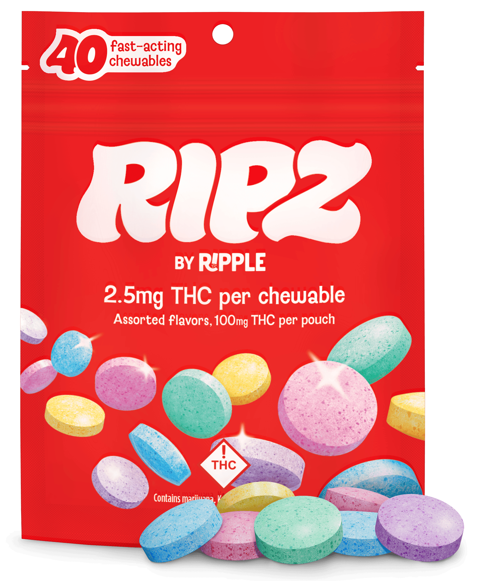 Ripz | 100mg Chewable | Assorted