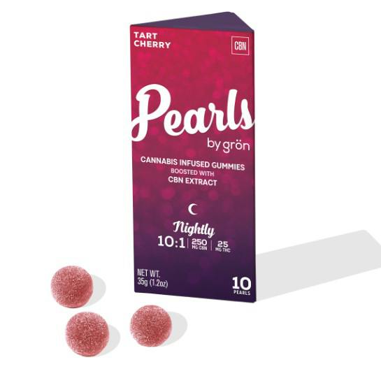Gron | 25mg Pearls | 10:1 | CBN:THC | Tart Cherry | Nightly