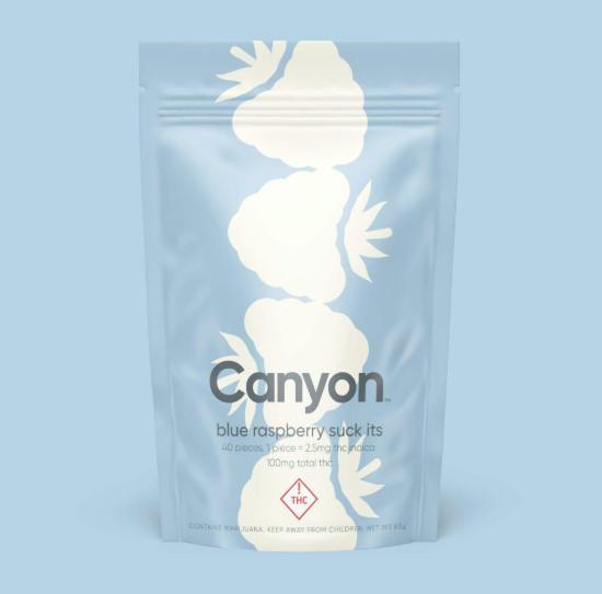 Canyon | 100mg Suck It | Blue Raspberry