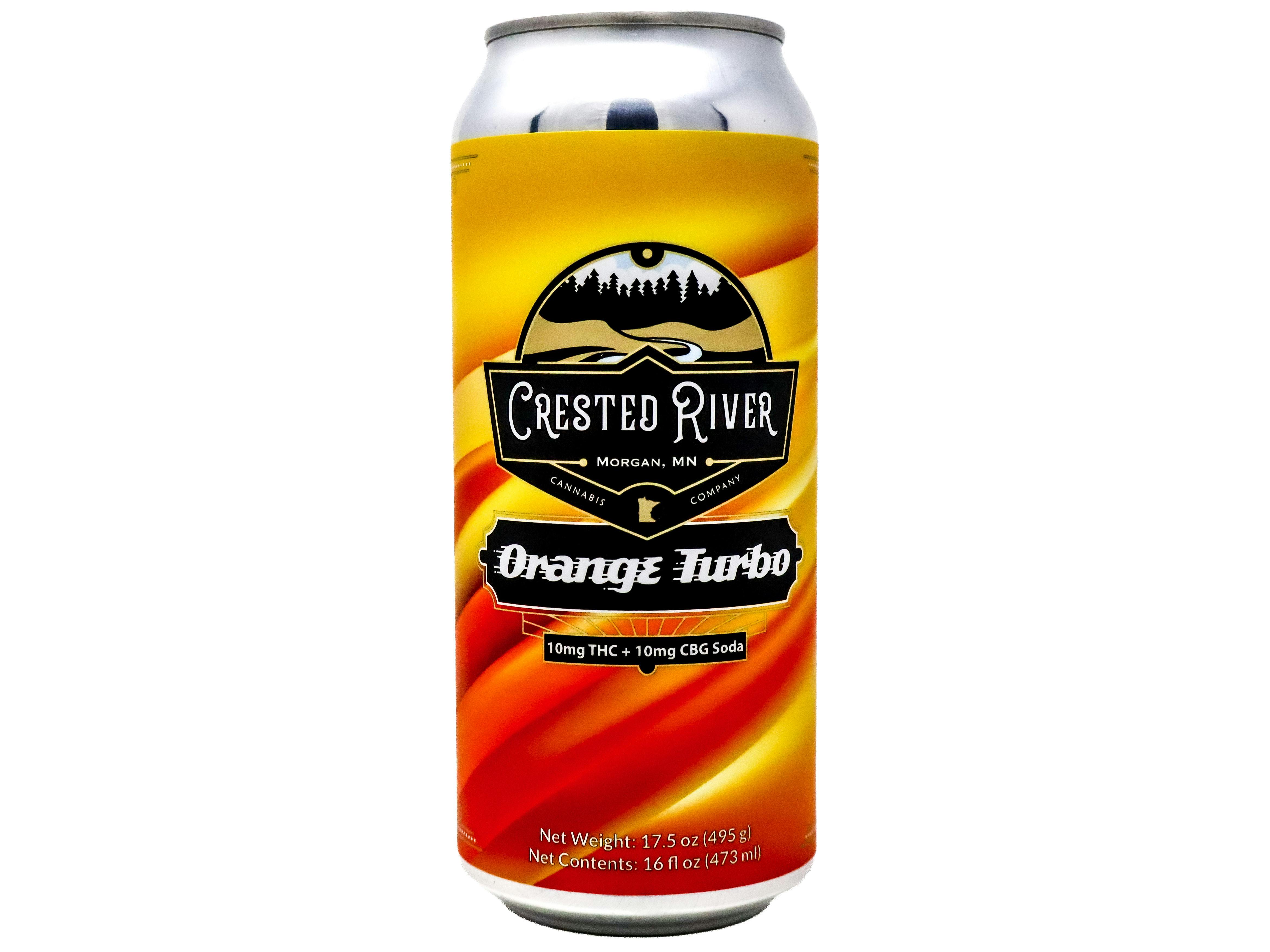 KBC Orange Turbo Soda 10mg THC 9376817532 at Minnesota Canna