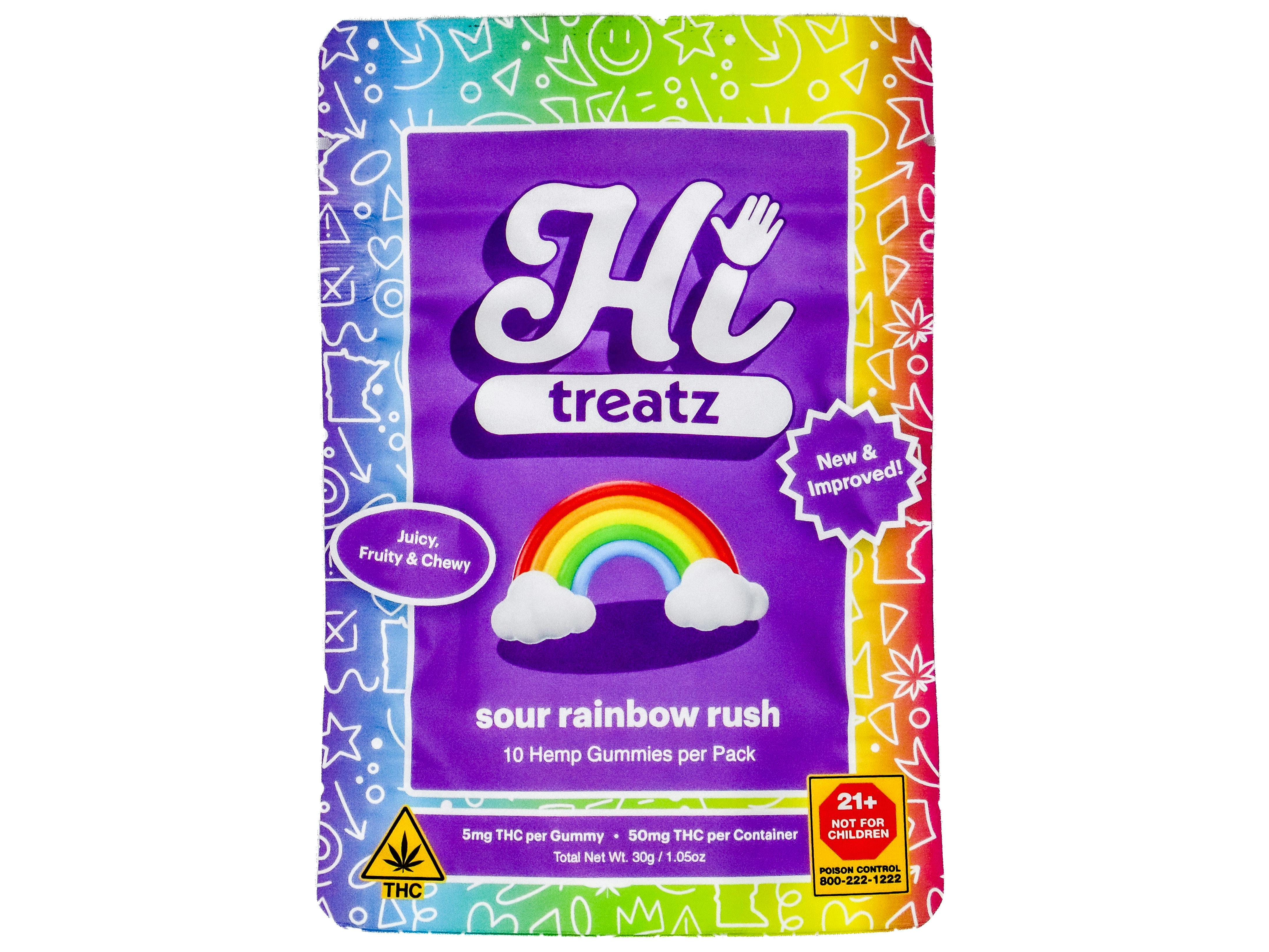 NCW Rainbow Rush Gummies 50mg THC 3441939504 cannabis product