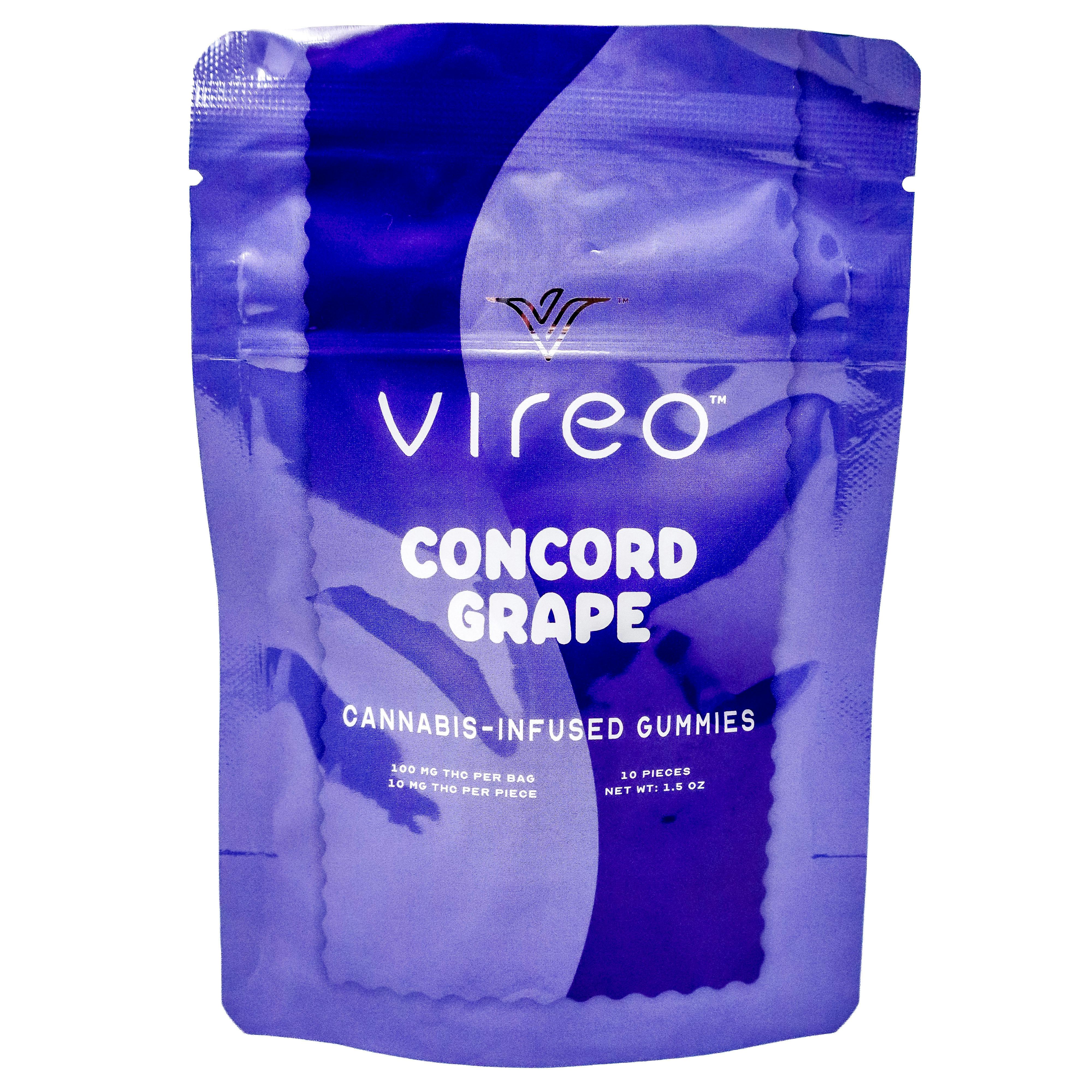 VIR Concord Grape Gummies 100mg 3750266722 cannabis product