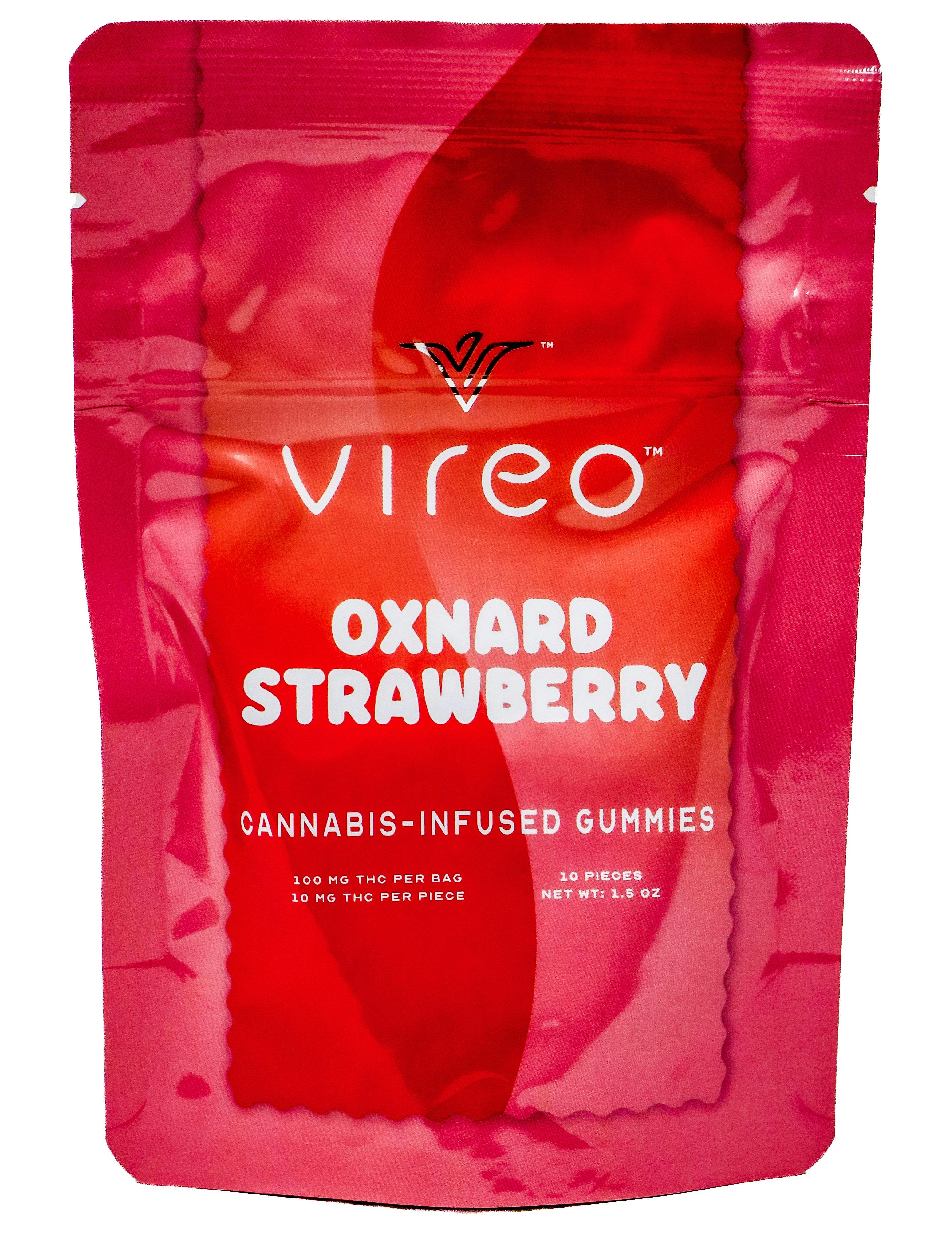 VIR Oxnard Strawberry Gummies 100mg 4943654222 cannabis product