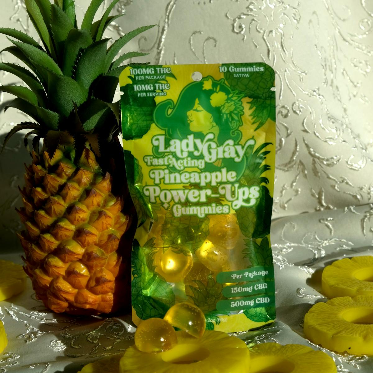 Pineapple Power-ups + CBG - 100mg