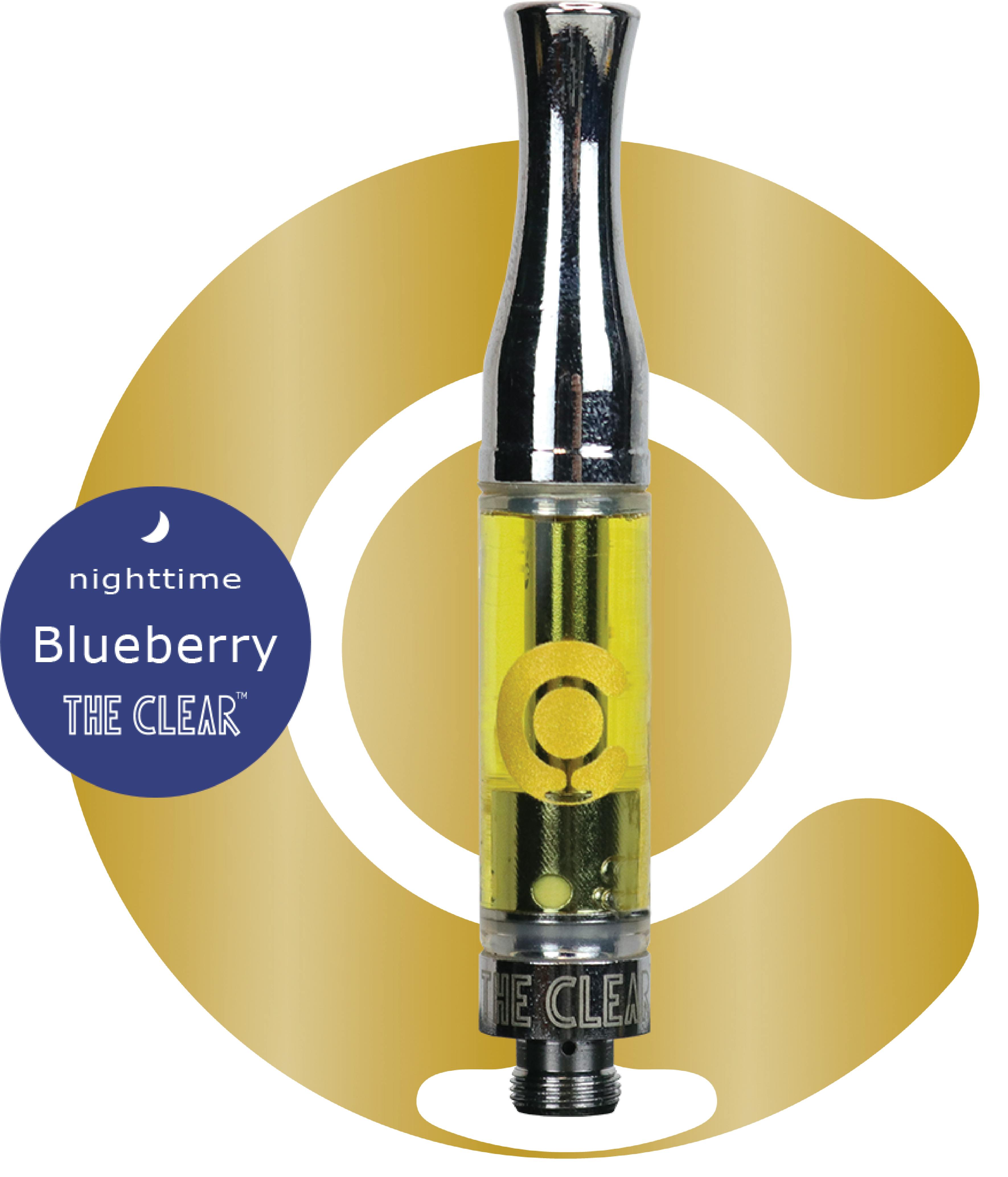 The Clear Blueberry Elite ONE GRAM Cartridge 1g