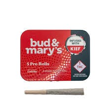 Bud & Mary's Kief Infused Pre Rolls 5-Pack 4g