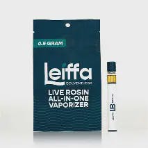 Leiffa Live Rosin Disposable Cartridge 0.5g - Dulce De Uva